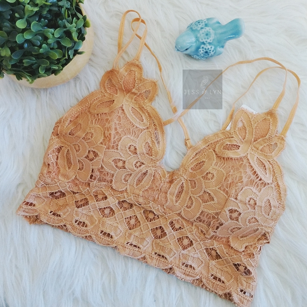 🆕 JAZA- Crochet Lace Padded Bralette